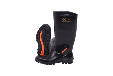 Shova Black PVC Gumboot 2